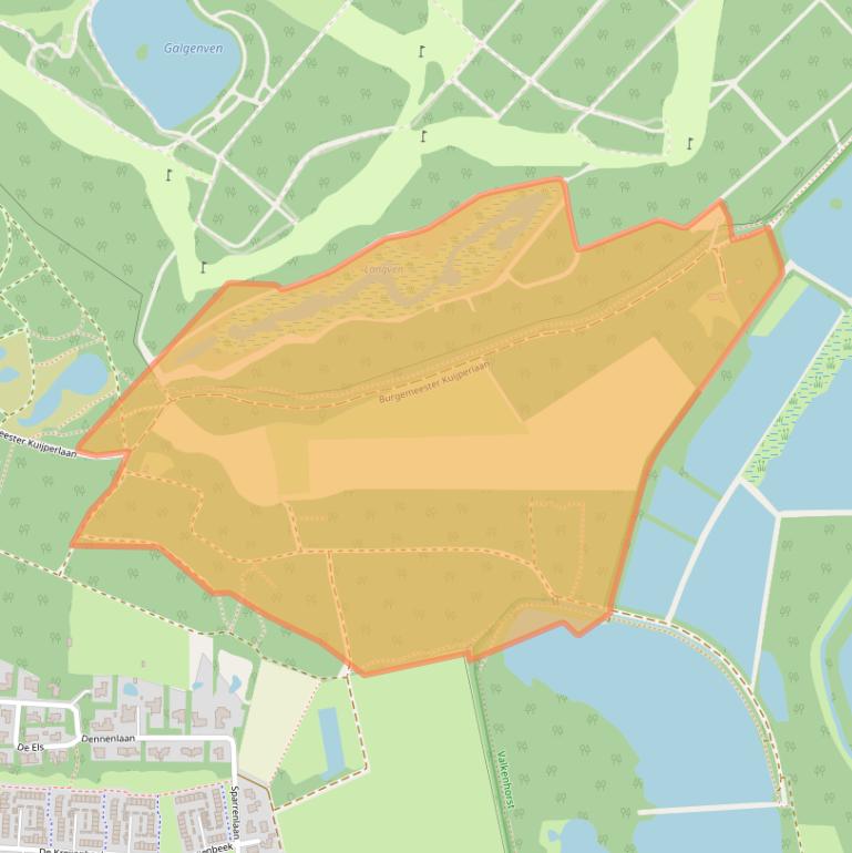 Kaart van postcodegebied 5553VA.