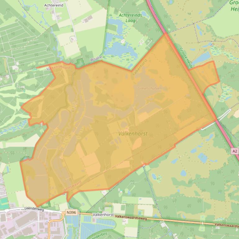 Kaart van postcodegebied 5553VC.