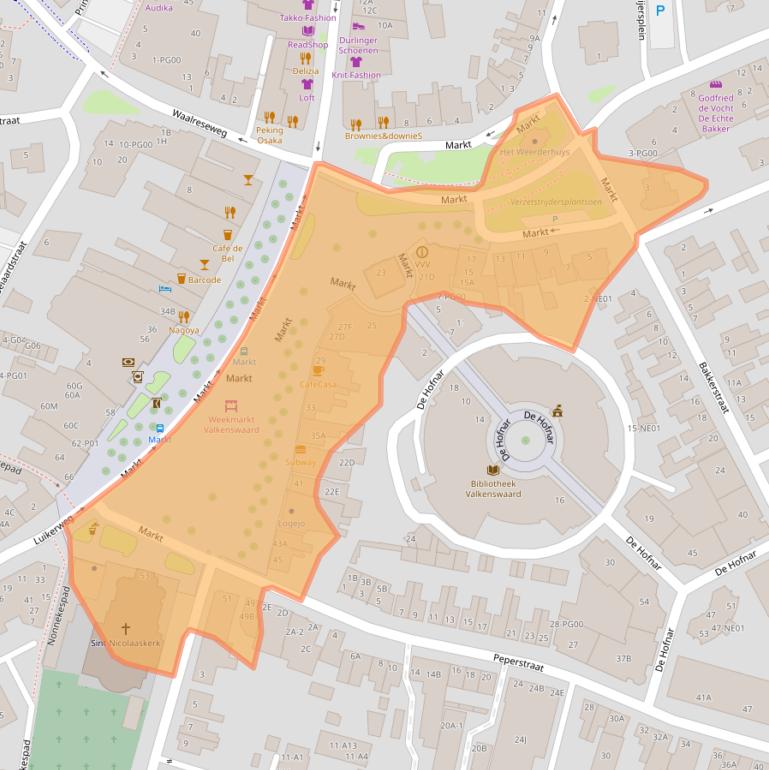 Kaart van postcodegebied 5554CA.