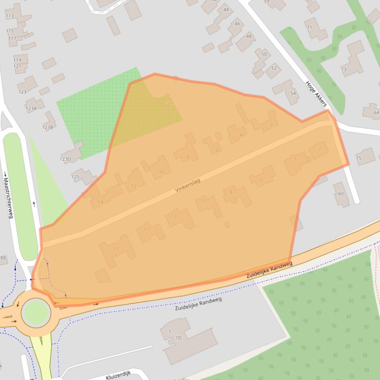 Kaart van postcodegebied 5554EX.