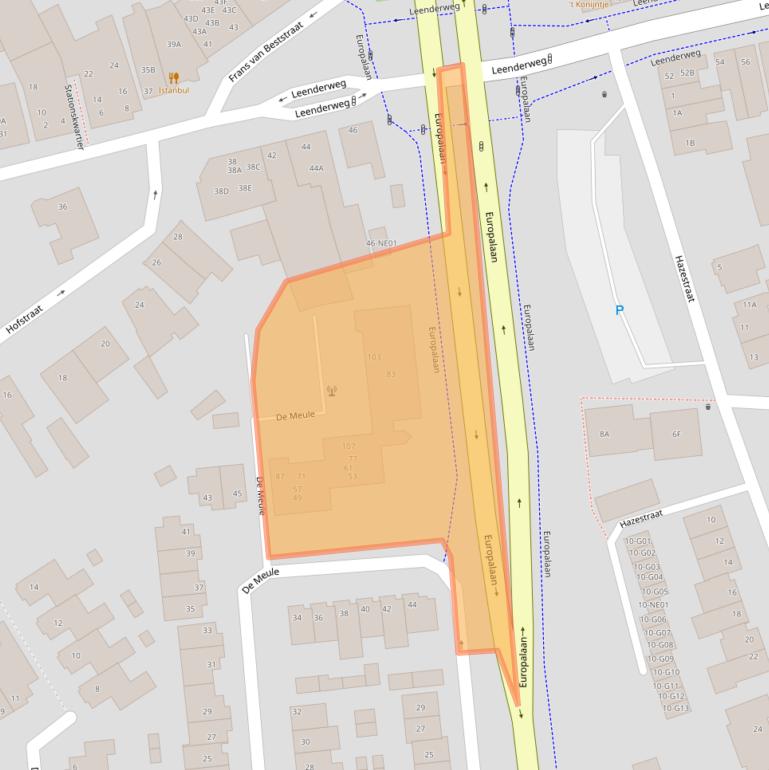 Kaart van postcodegebied 5554KH.