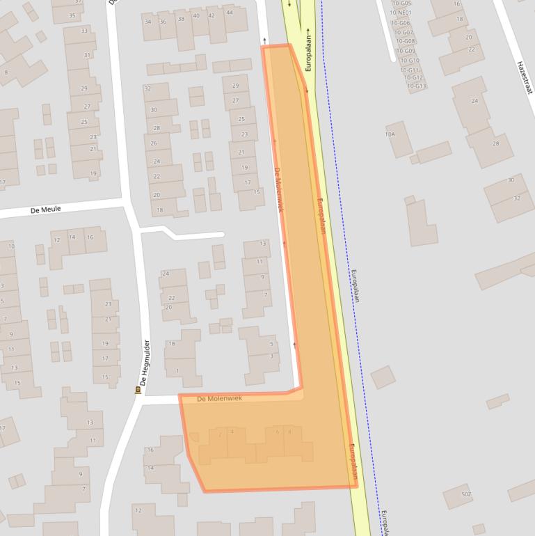 Kaart van postcodegebied 5554KL.