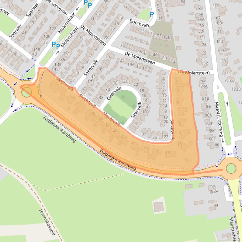 Kaart van postcodegebied 5554MA.