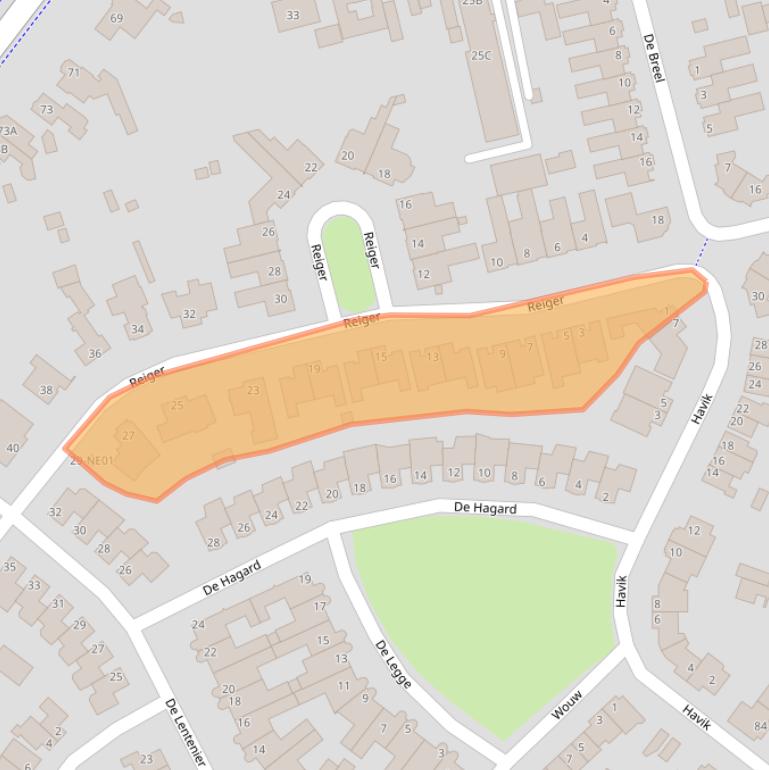 Kaart van postcodegebied 5554MK.