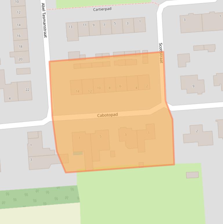 Kaart van postcodegebied 5554PG.