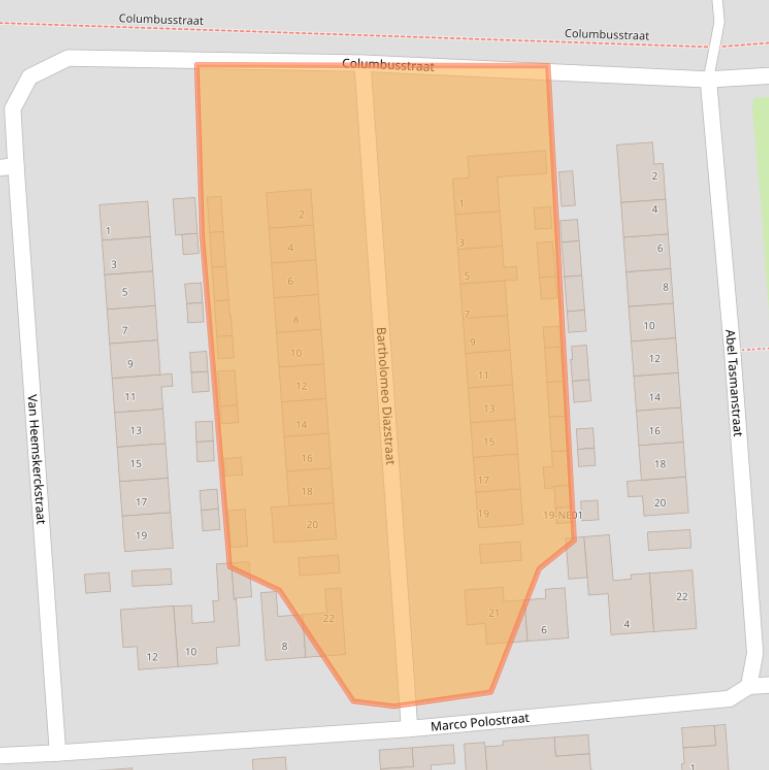Kaart van postcodegebied 5554PK.