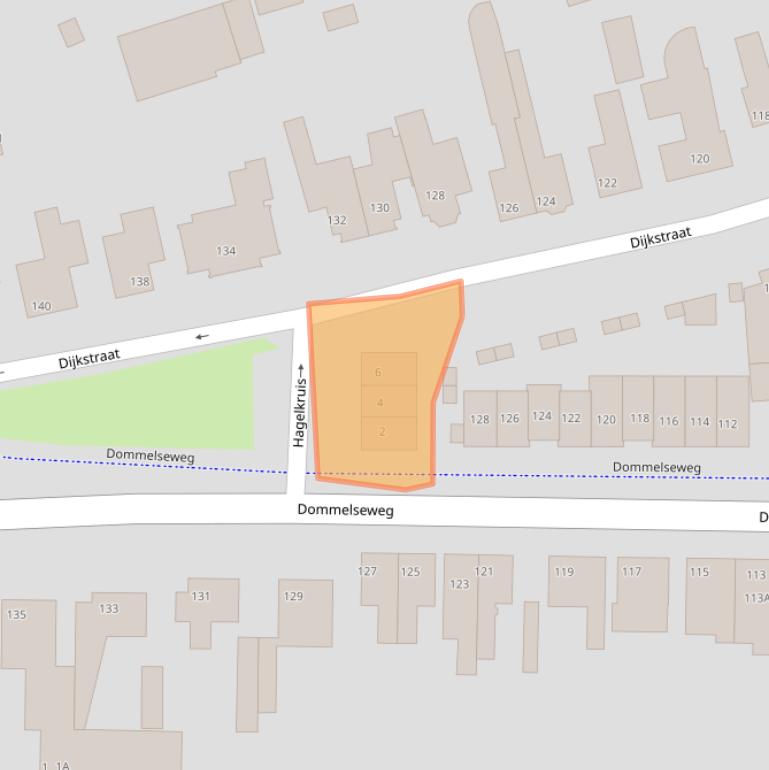 Kaart van postcodegebied 5554RN.