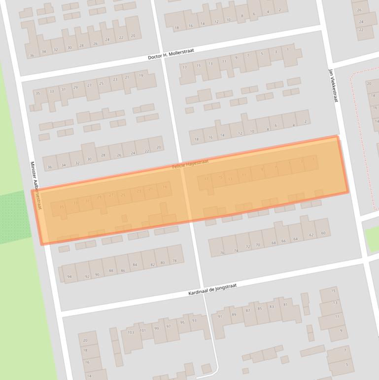 Kaart van postcodegebied 5554SB.