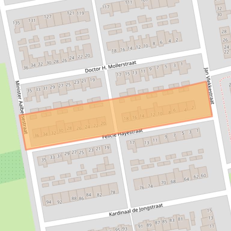 Kaart van postcodegebied 5554SC.