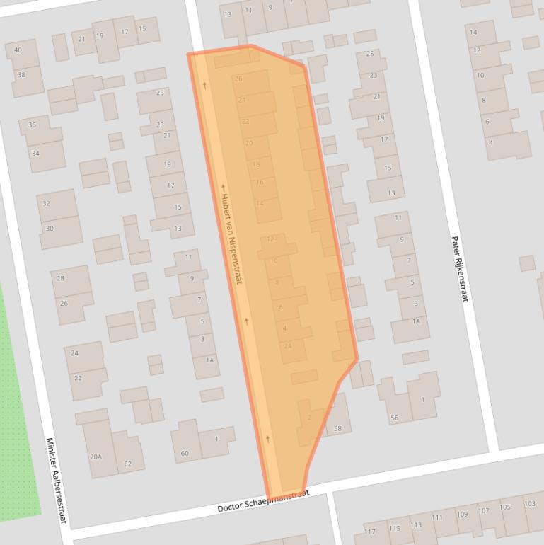 Kaart van postcodegebied 5554SP.