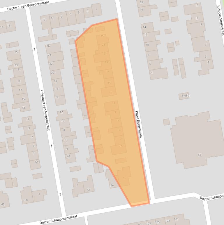 Kaart van postcodegebied 5554ST.