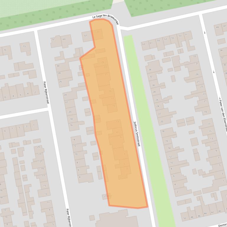 Kaart van postcodegebied 5554TA.