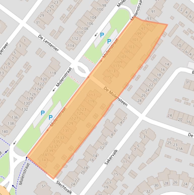 Kaart van postcodegebied 5554TW.