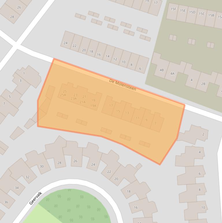 Kaart van postcodegebied 5554VD.