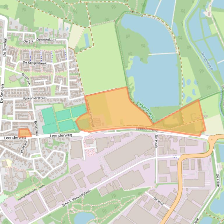 Kaart van postcodegebied 5555CD.