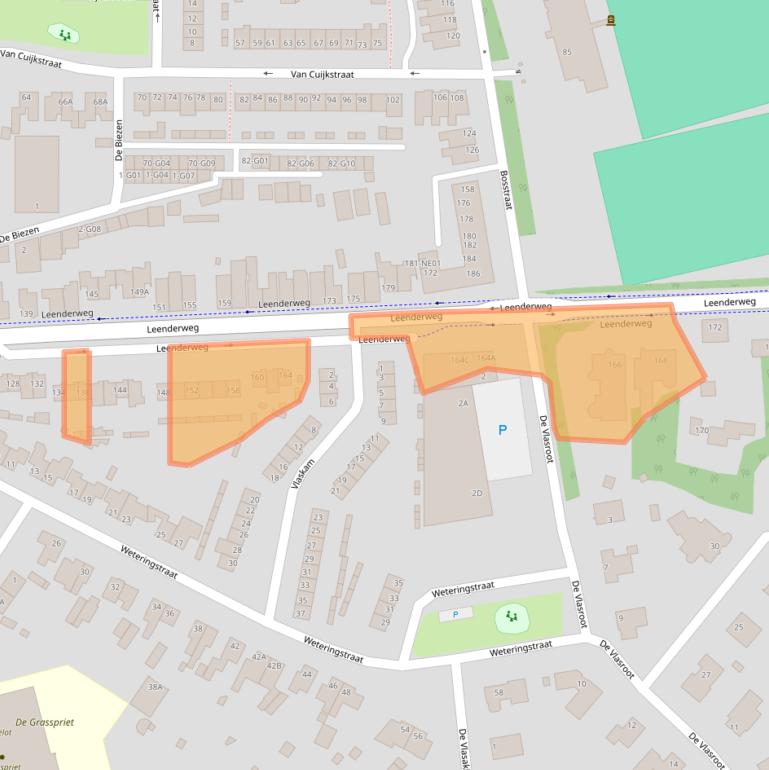 Kaart van postcodegebied 5555CH.