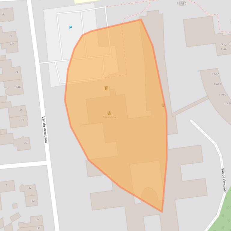 Kaart van postcodegebied 5555KL.