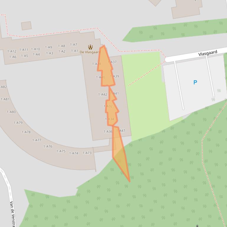 Kaart van postcodegebied 5555KT.