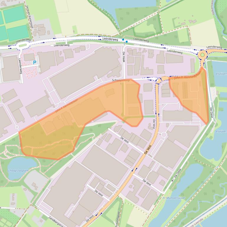 Kaart van postcodegebied 5555XD.