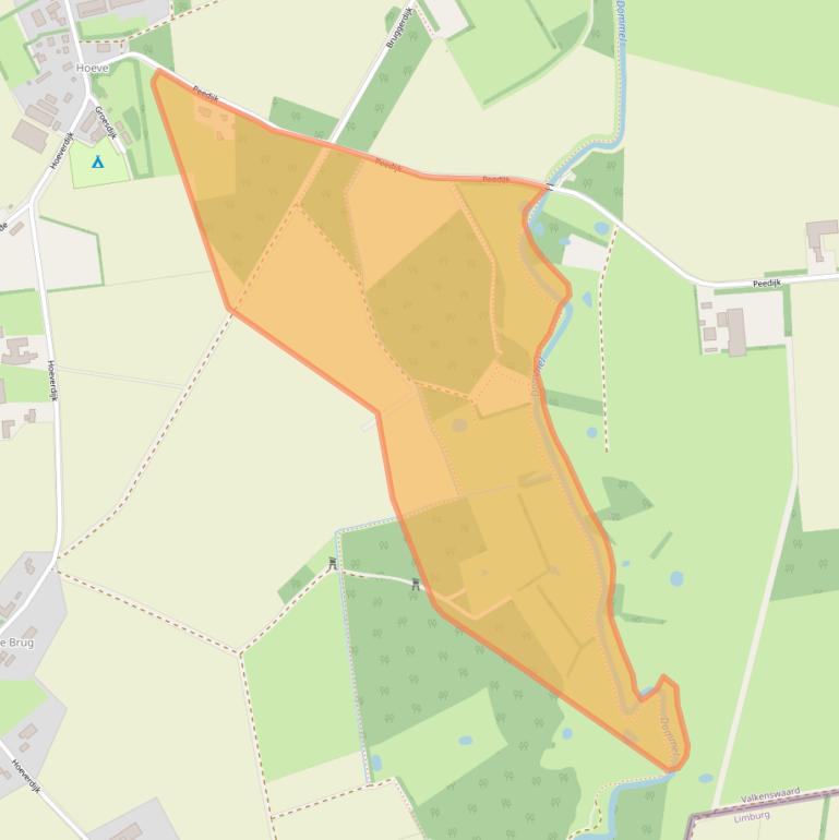 Kaart van postcodegebied 5556VM.