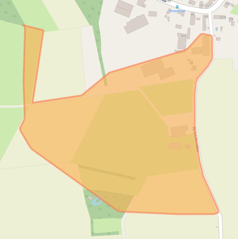 Kaart van postcodegebied 5556WJ.