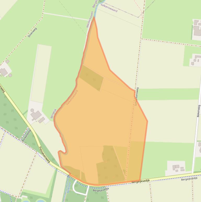 Kaart van postcodegebied 5556XR.