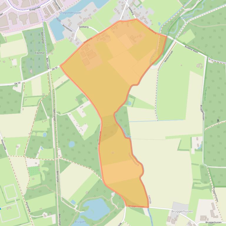 Kaart van postcodegebied 5556XV.