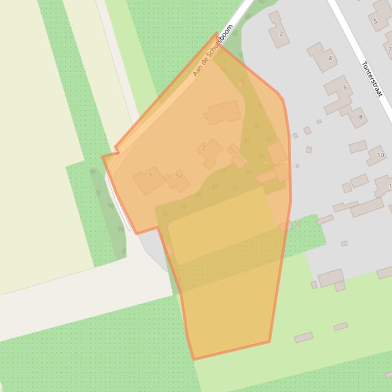 Kaart van postcodegebied 5561AM.