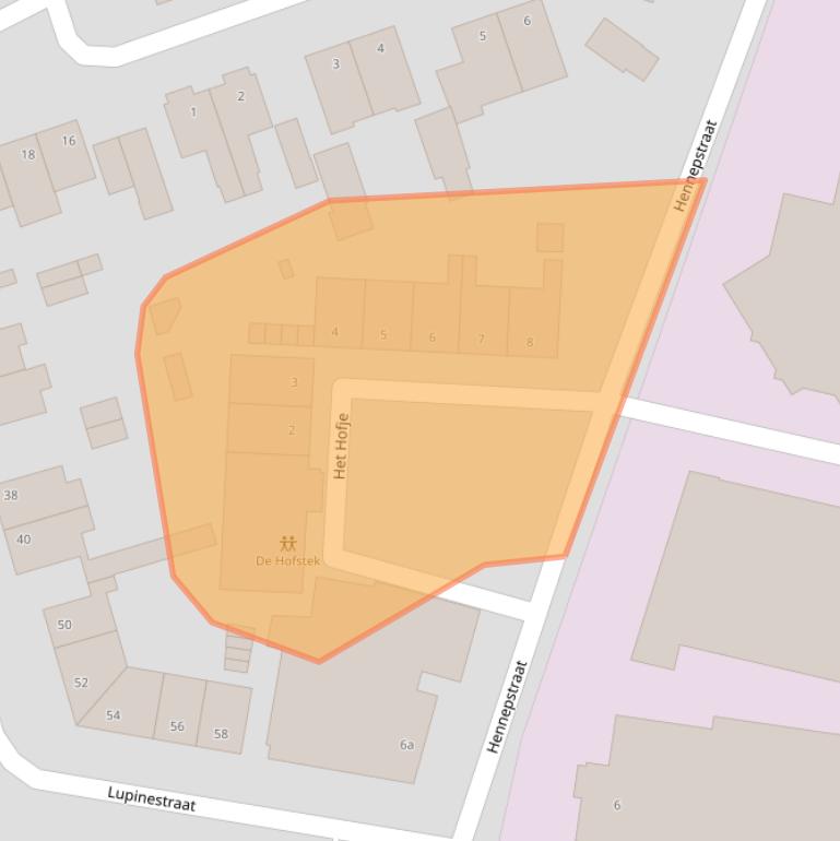 Kaart van postcodegebied 5561AP.