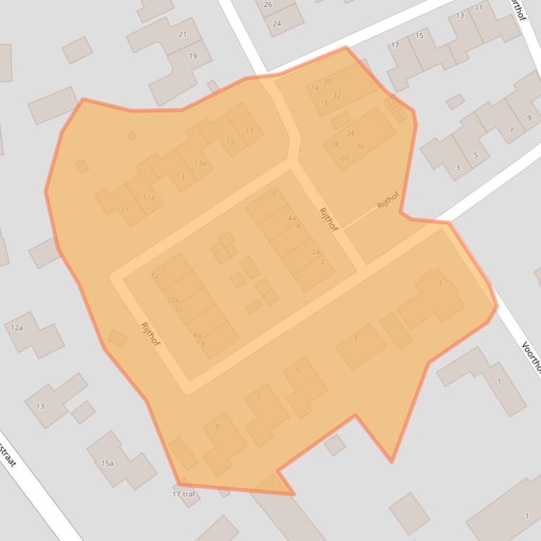 Kaart van postcodegebied 5561BG.