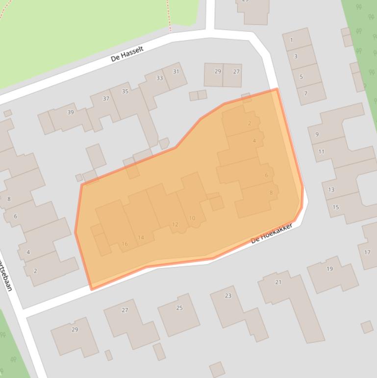 Kaart van postcodegebied 5561CE.