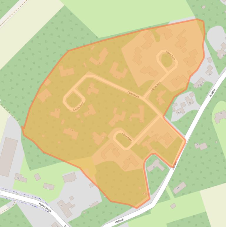 Kaart van postcodegebied 5561TJ.