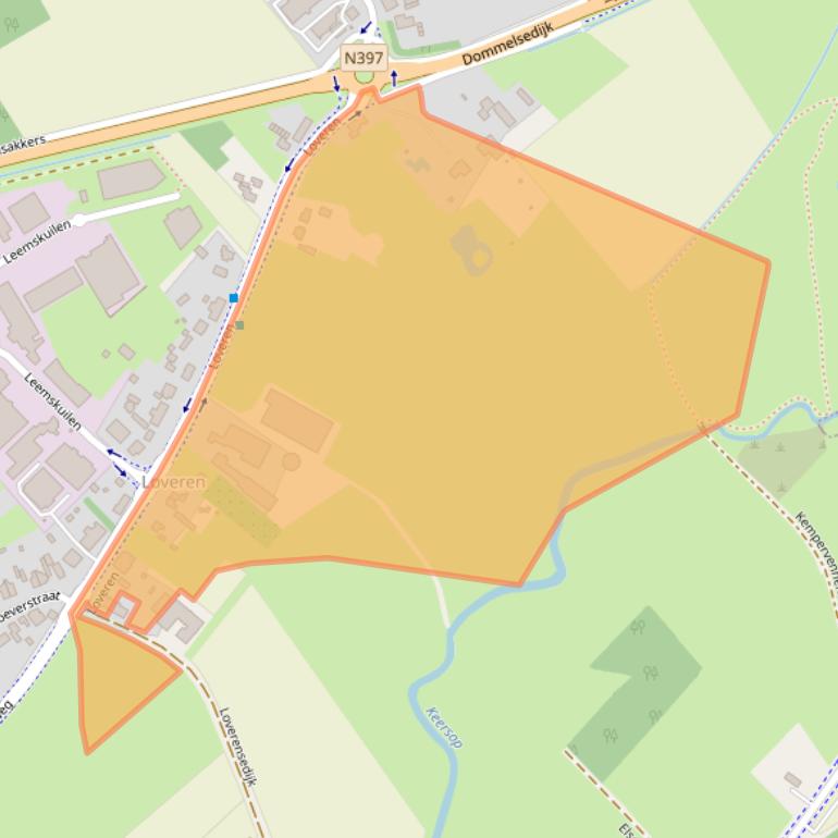 Kaart van postcodegebied 5563AC.