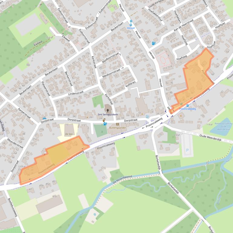 Kaart van postcodegebied 5563AH.