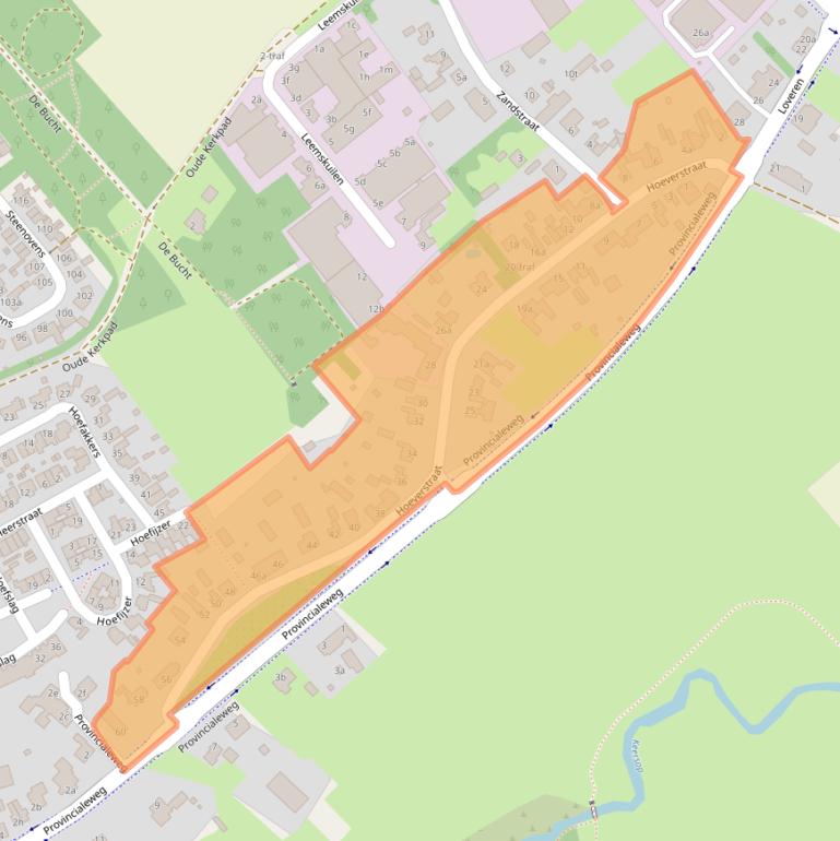 Kaart van postcodegebied 5563AJ.