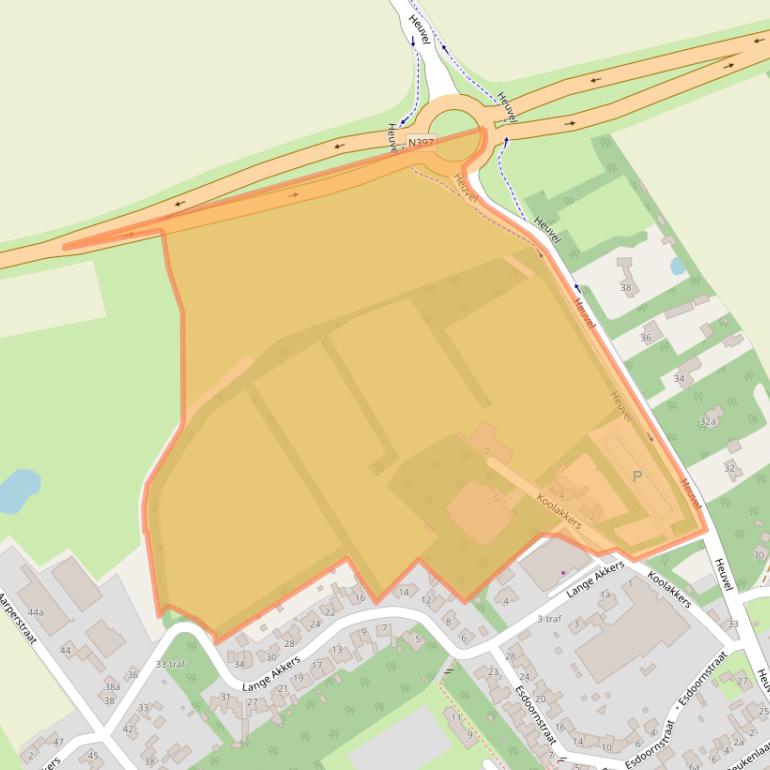 Kaart van postcodegebied 5563AV.