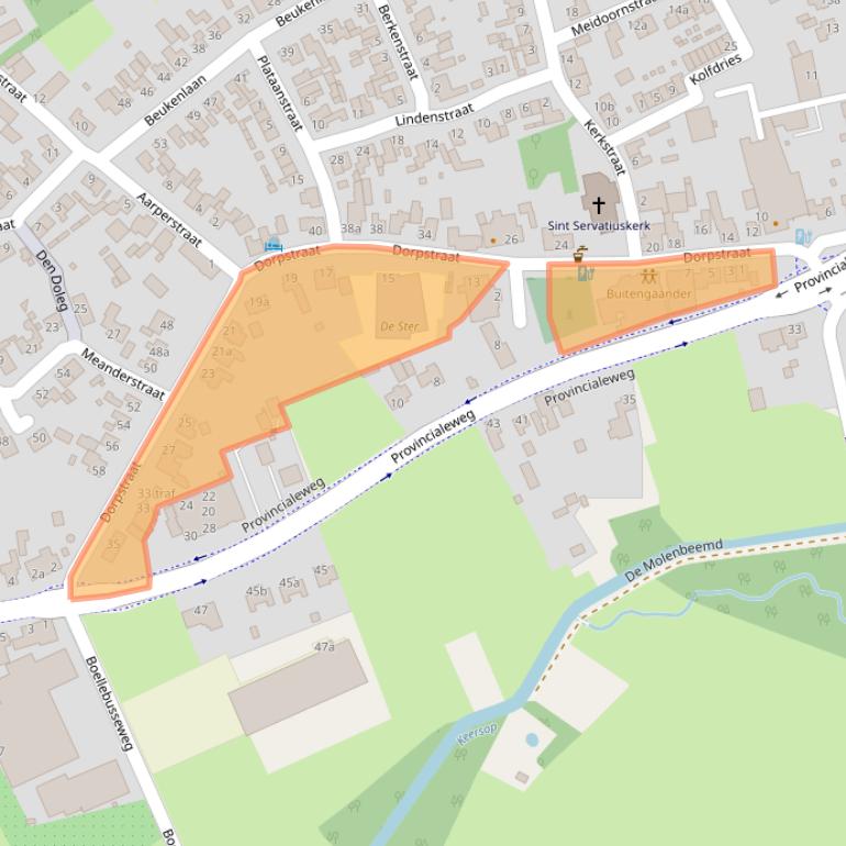 Kaart van postcodegebied 5563BC.