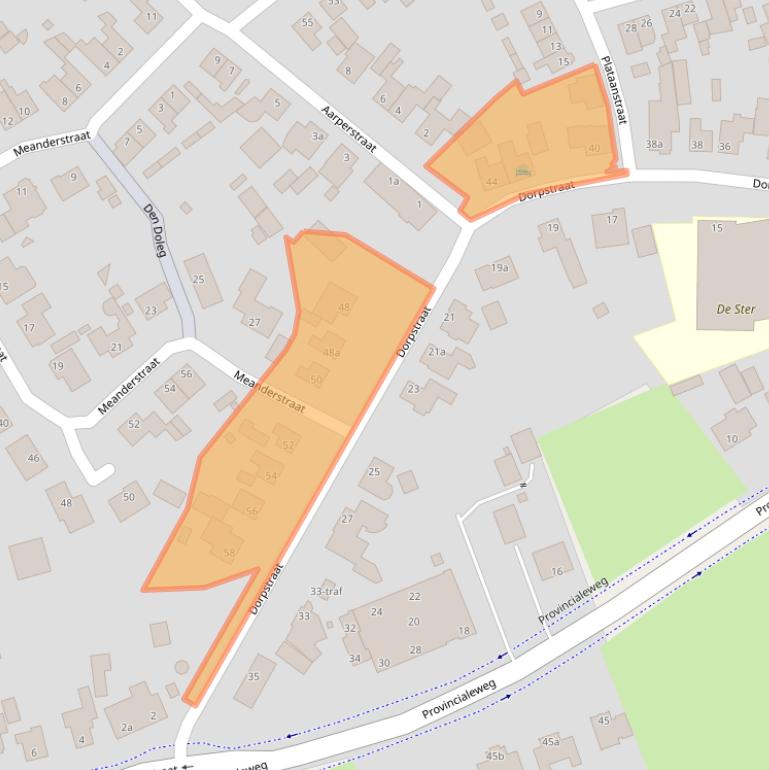 Kaart van postcodegebied 5563BE.