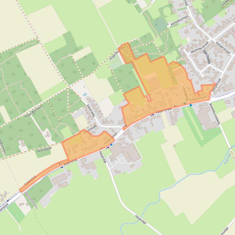 Kaart van postcodegebied 5563BN.