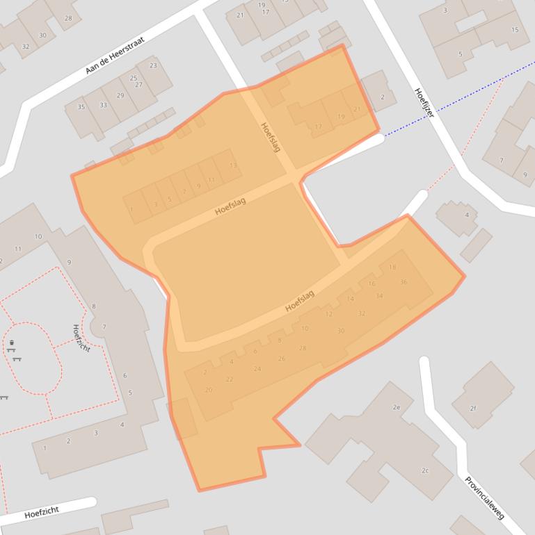 Kaart van postcodegebied 5563CN.