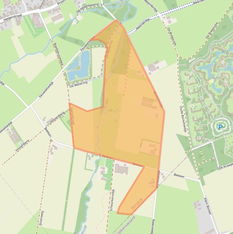 Kaart van postcodegebied 5563VA.