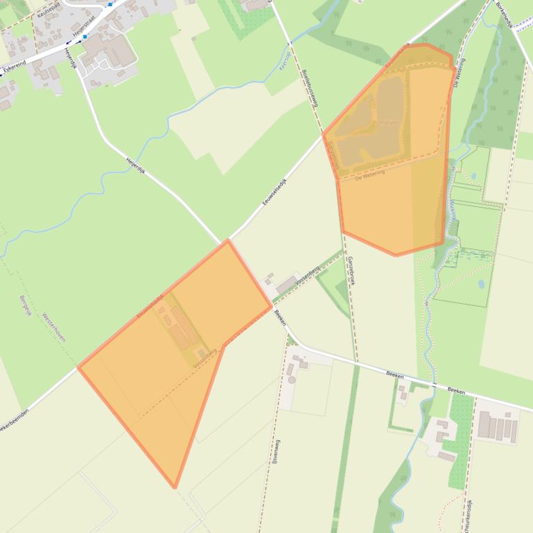 Kaart van postcodegebied 5563VJ.