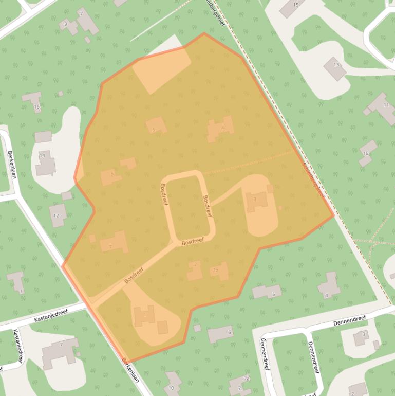 Kaart van postcodegebied 5571AG.