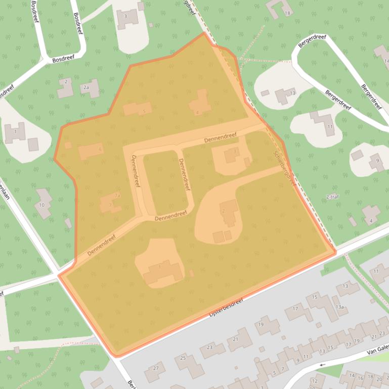 Kaart van postcodegebied 5571AH.