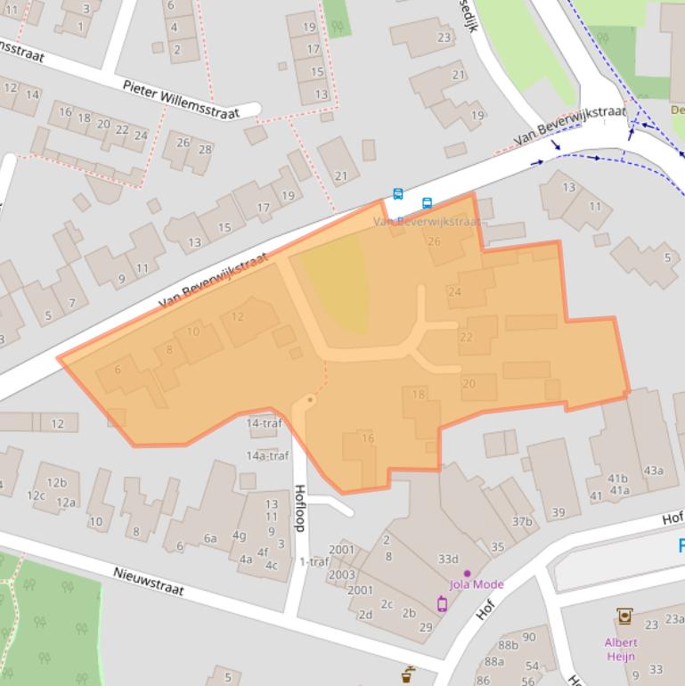 Kaart van postcodegebied 5571BS.