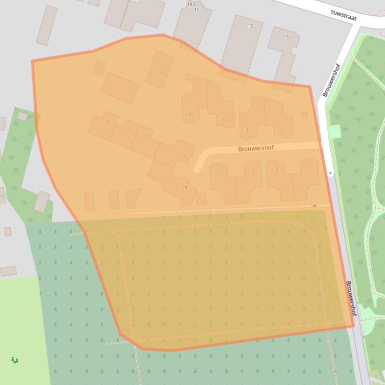 Kaart van postcodegebied 5571BT.