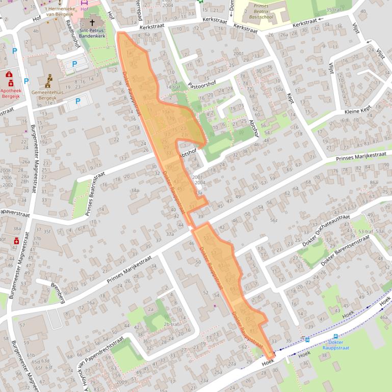 Kaart van postcodegebied 5571CD.