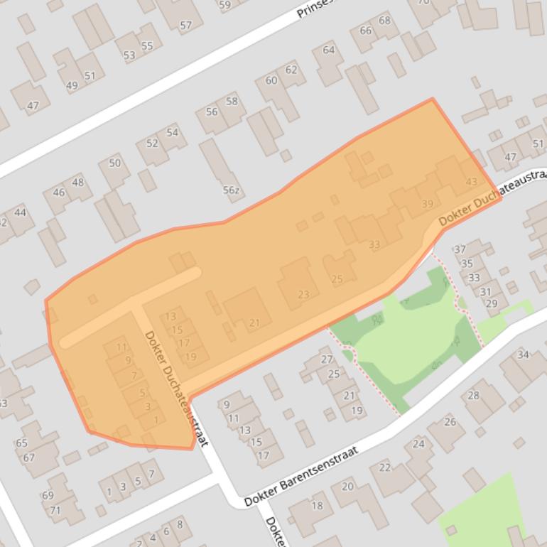 Kaart van postcodegebied 5571DA.