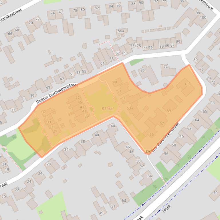 Kaart van postcodegebied 5571DE.
