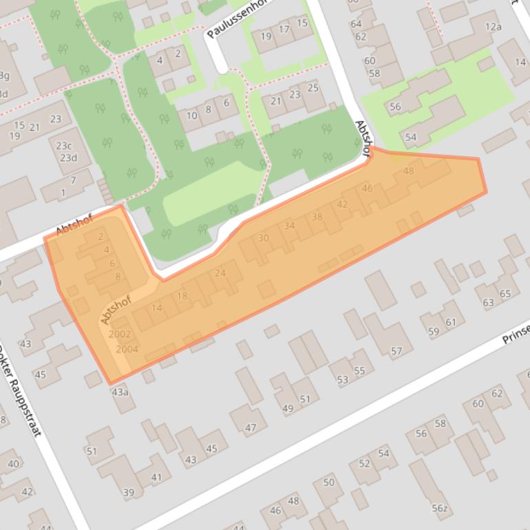 Kaart van postcodegebied 5571EP.